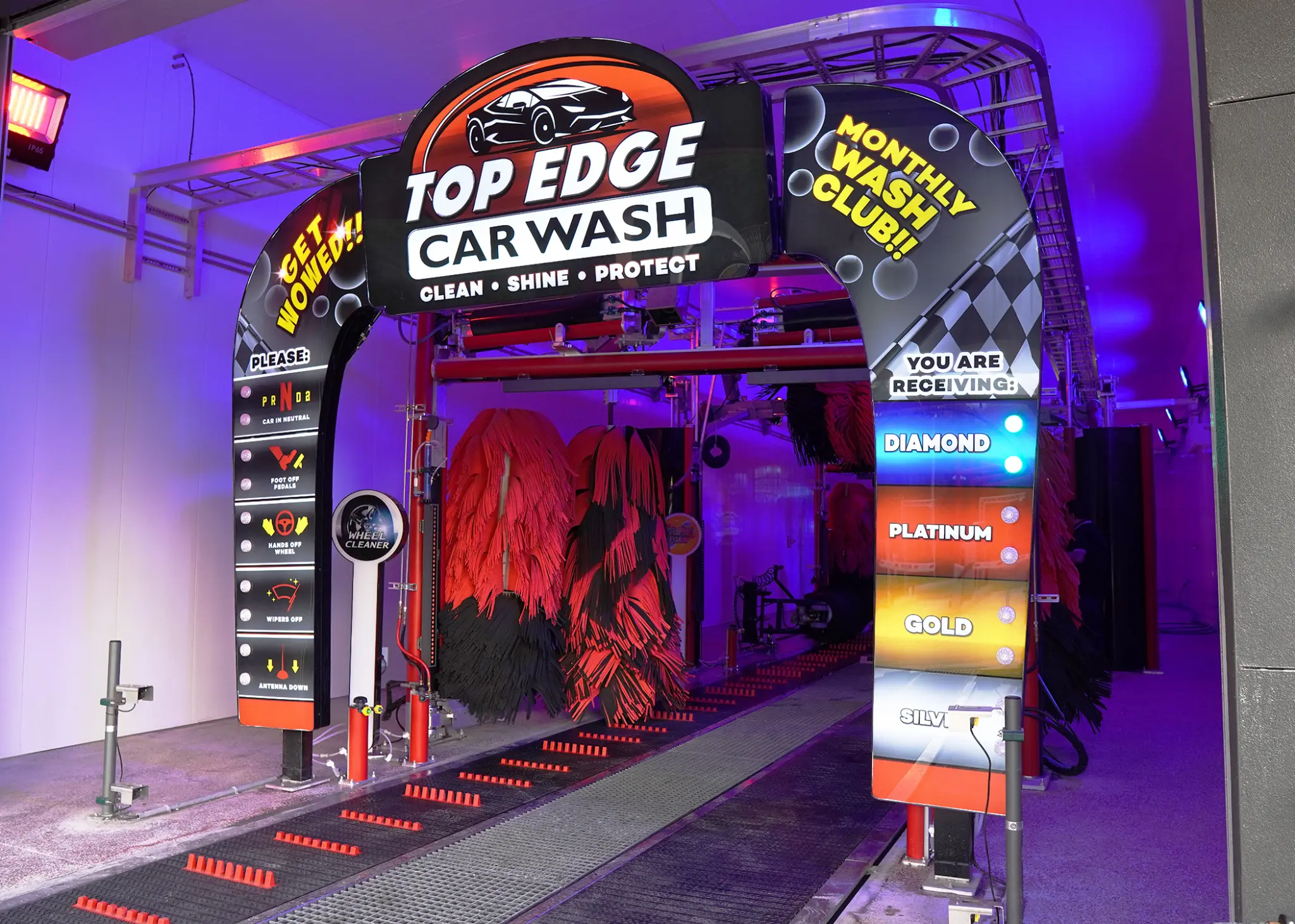 Top Edge Car Wash tunnel — Clean, Shine, Protect